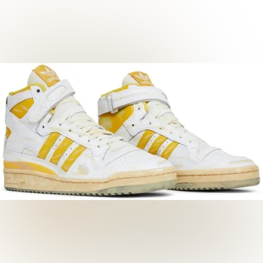 Adidas Forum 84 High 'Worn Yellow' Retro style Size 6